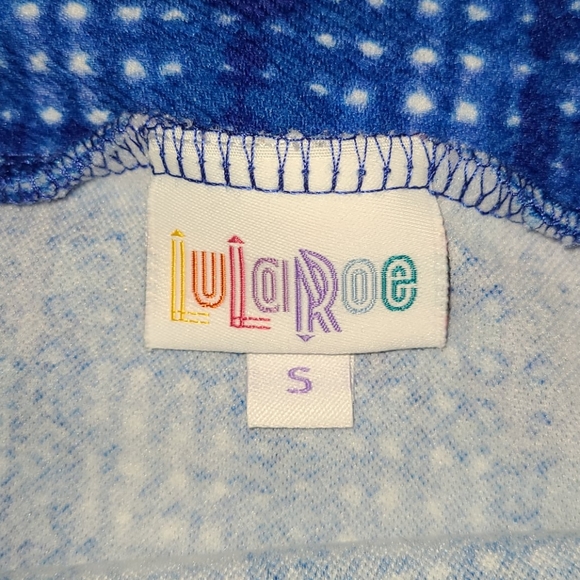 LulaRoe Blue Skirt - Picture 3 of 5